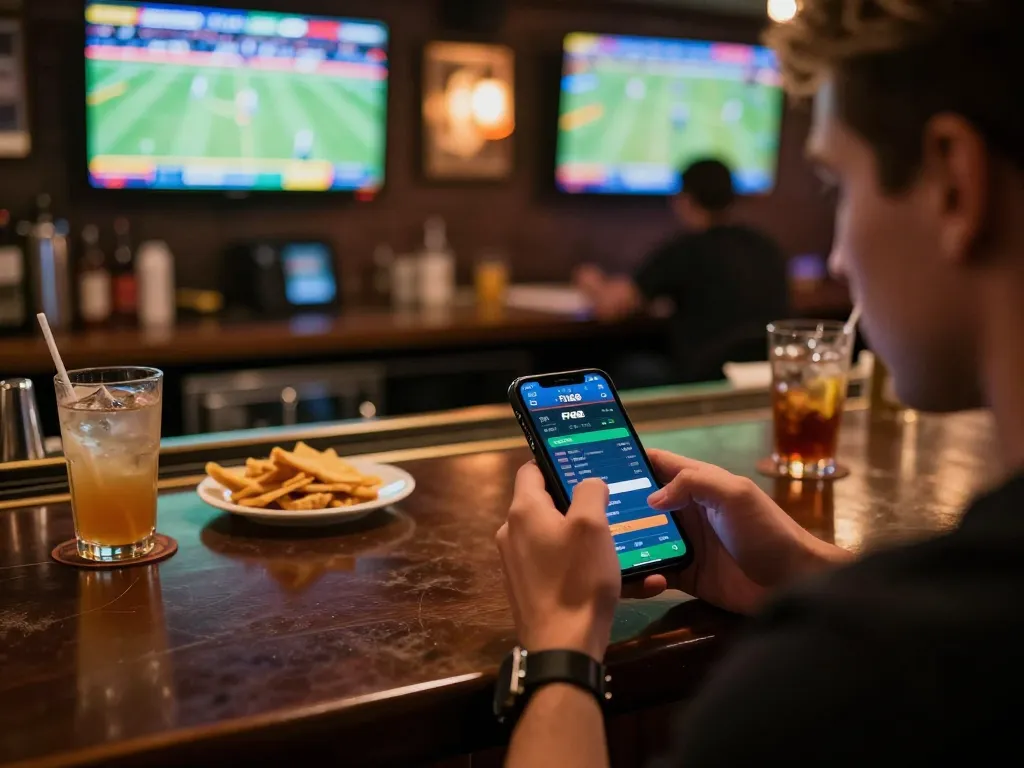 Engaging sports betting experience on the F168 app displayed on a smartphone during a match.