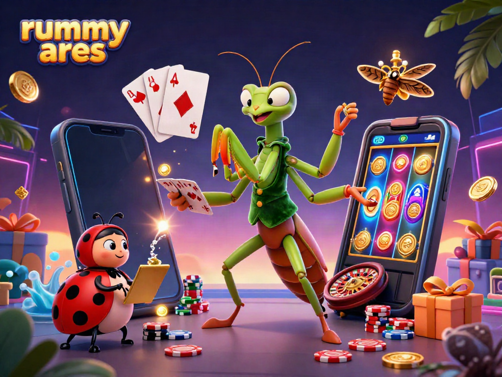 Experience the vibrant and dynamic world of Rummy Ares with this engaging 3D illustration.