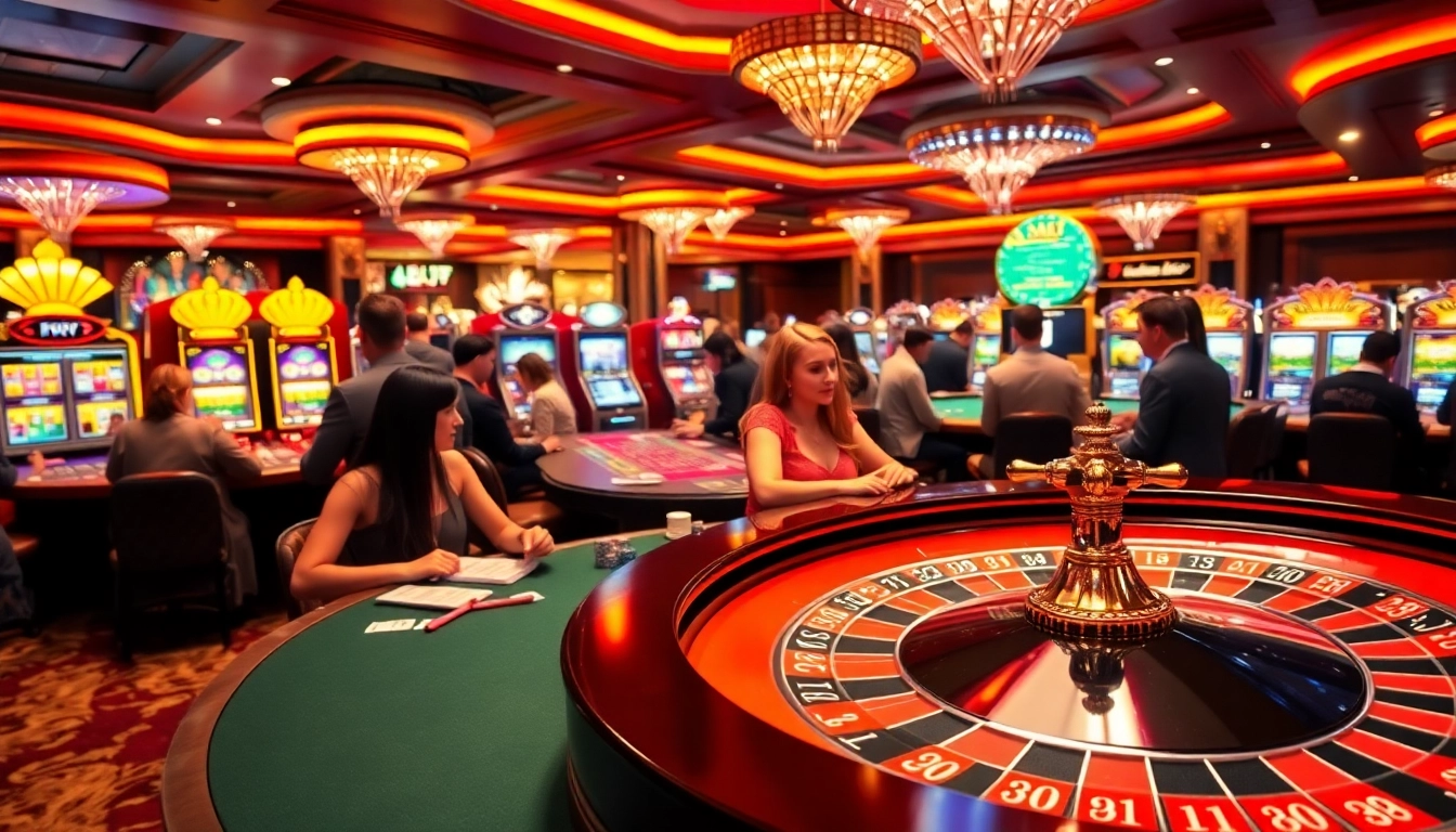 Spieler, die leidenschaftlich im Casino spielen, erleben spannende Momente beim Casino spielen.