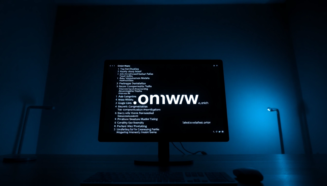 The Hidden Wiki 2026 interface displaying verified .onion links for secure access on the dark web.
