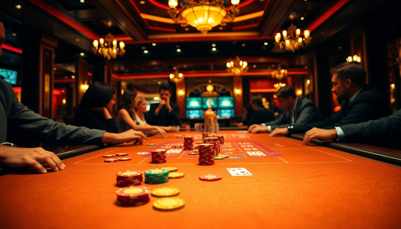 Exciting gaming action at AT99娛樂城 showcases vibrant casino elements and engaged players.