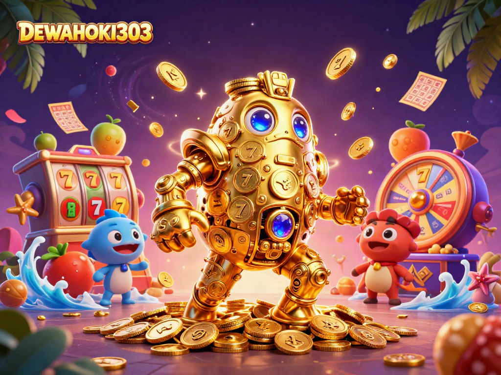 Slot online penuh warna dan karakter menarik di DEWAHOKI303 menggantungkan kesempatan kemenangan.