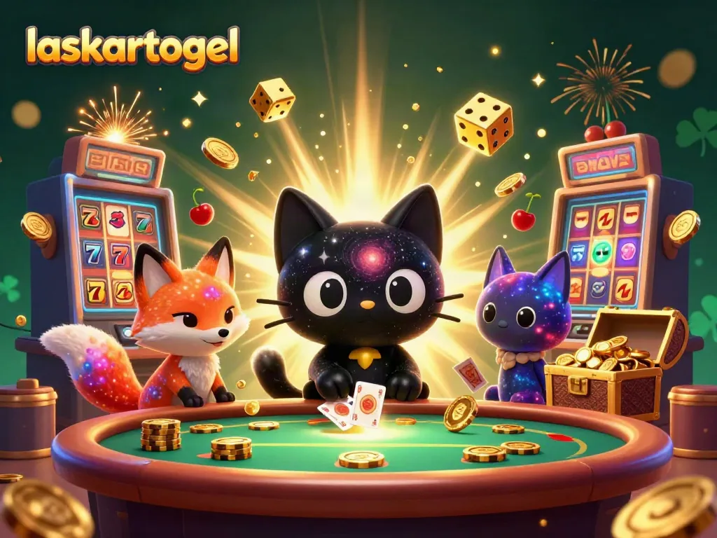 Engage with the lively laskartogel universe at a cosmic casino with vibrant characters and dynamic winnings.