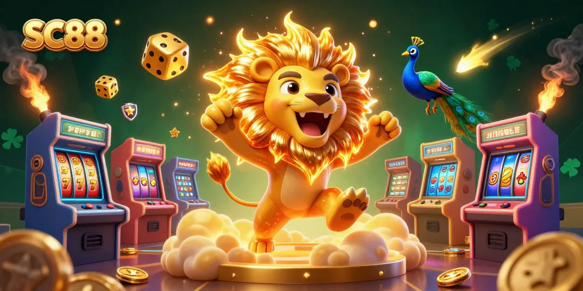 Players winning big at SC88 casino with colorful slot machines and dynamic game elements.