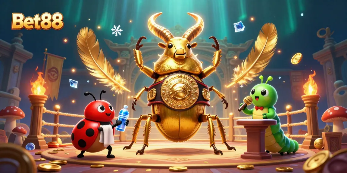 Bet88 offers thrilling gameplay with unique characters in a vibrant casino scene full of excitement.