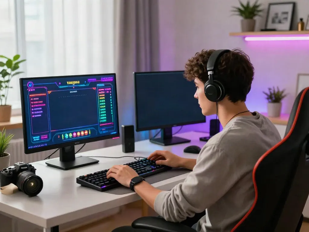Experience the thrill of online gaming at https://wolfbet-bonus.com/ with vibrant screens and a modern casino setup.