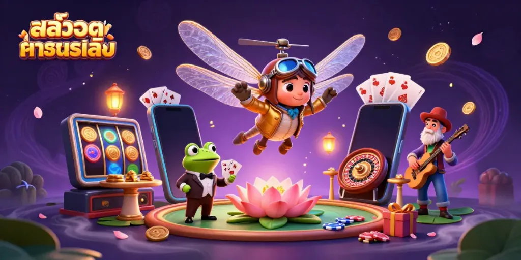 ทดลองเล่นสล็อตทดลองเล่นที่คาสิโนในฉากการ์ตูน 3D ที่เต็มไปด้วยสีสันและความสนุกสนาน