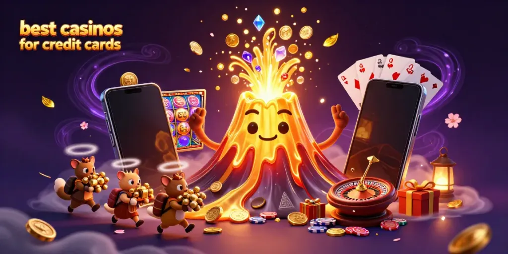 Experience exhilarating wins at the best casinos for credit cards while treasure hunting in a vibrant 3D gaming scene.