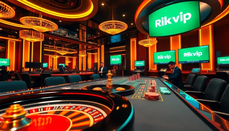 Experience thrilling moments at Rikvip with professional dealers and exciting casino games.