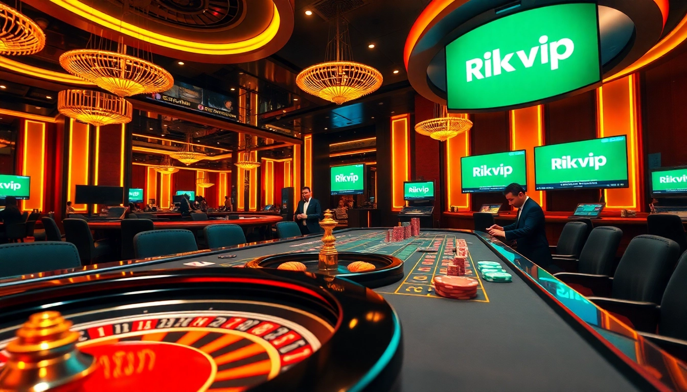 Experience thrilling moments at Rikvip with professional dealers and exciting casino games.