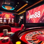 Experience the thrill of "jun88 con" with vibrant casino games and luxury environments.