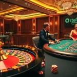 Exciting gameplay at shbet0 com with players engaging at a classy casino table.