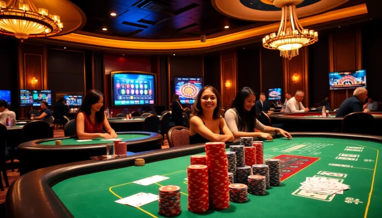Experience thrilling gameplay at NK88 with immersive casino tables and vibrant action.