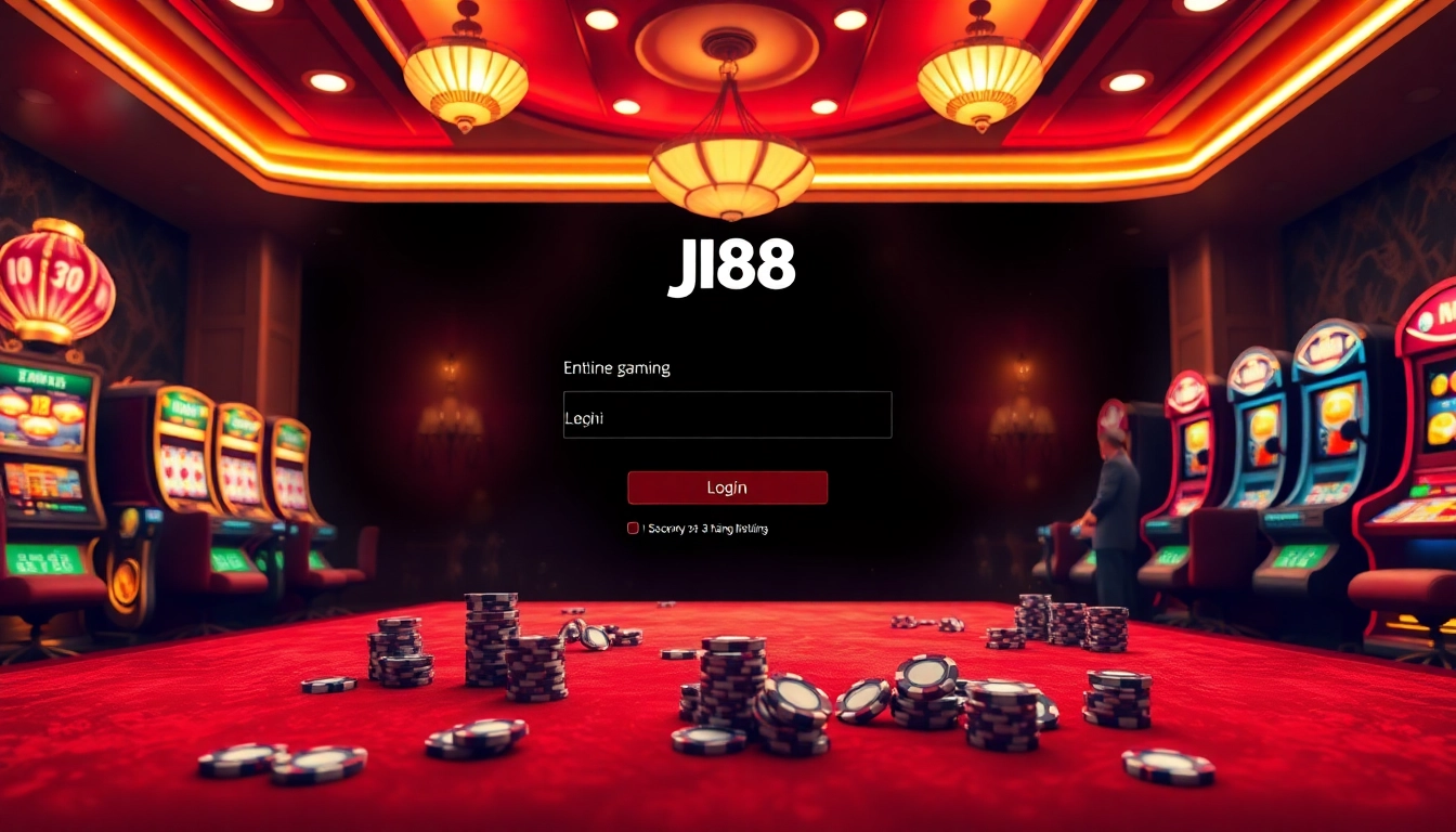 Access the exciting world of online gambling with j88 đăng nhập on a vibrant casino interface.