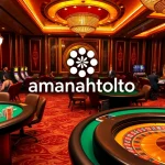 Experience thrilling gameplay at amanahtoto with vibrant poker tables and exciting slot machines.