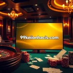 Experience the excitement of online betting at https://9keonhacai.com/ with casino tables and game visuals.