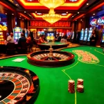 Experience the thrill of KJC with vibrant gaming tables and exciting casino atmosphere.