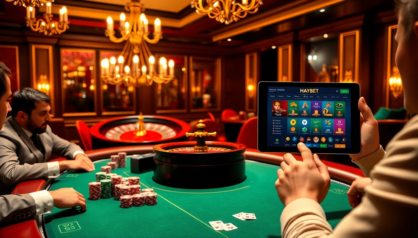 Experience the thrill of HAYBET with vibrant casino elements and dynamic gameplay.