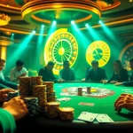 Experience the excitement of RIKVIP's high-stakes poker games at a luxurious casino table.