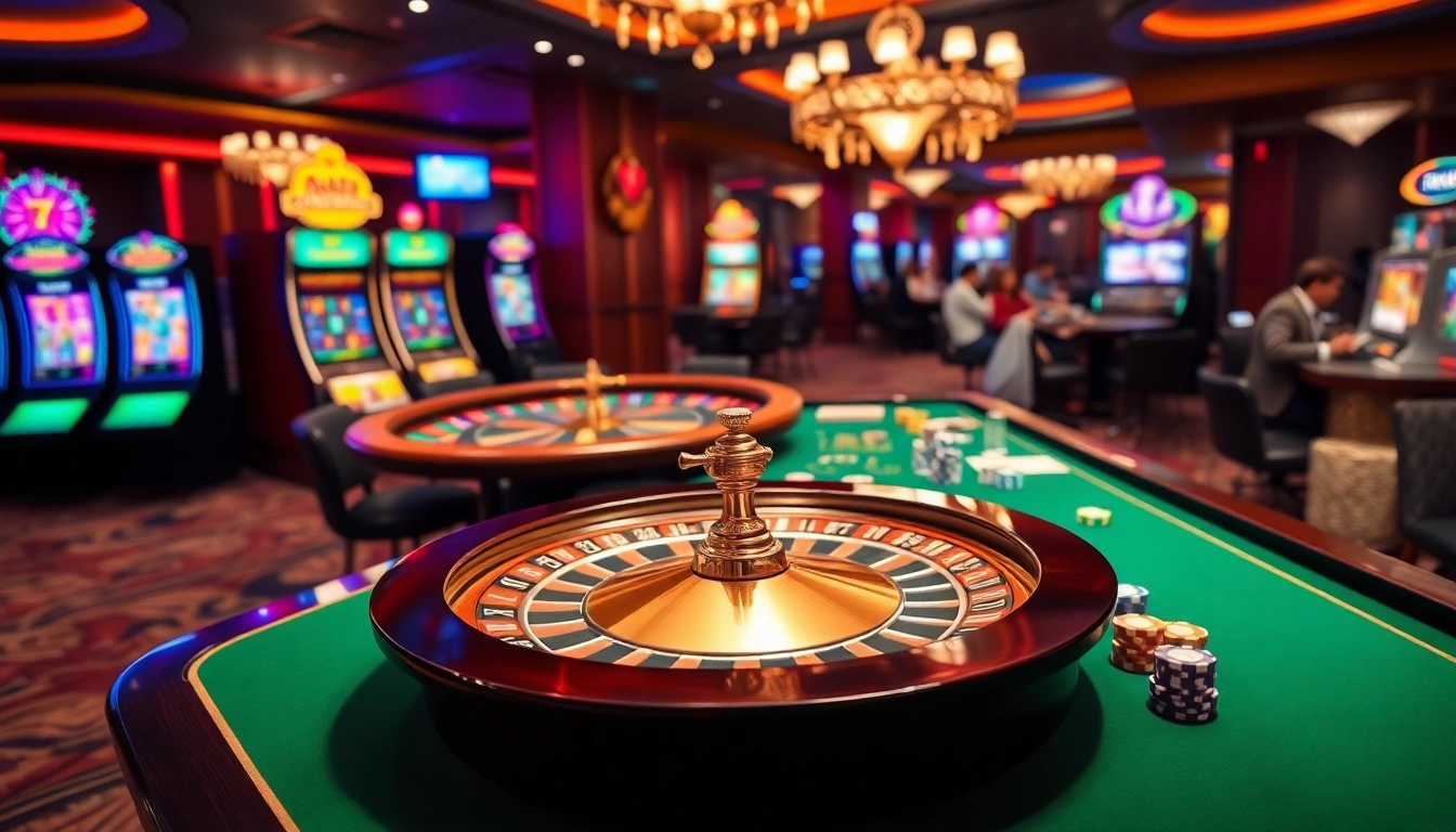 Experience high-stakes excitement at https://nk88.sa.com/ with vibrant roulette and slot games.
