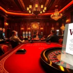 The Hidden Wiki shines as players strategize at a luxurious poker table, combining excitement with a discreet nod to online mystery.