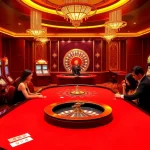 Engagement at a luxurious casino table showcasing asupanjitu strategies for winning bets.