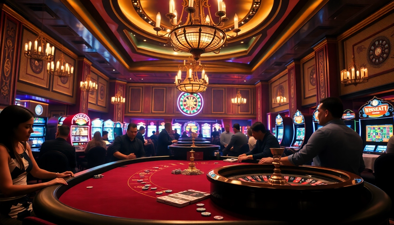 Action-packed scene featuring a poker game at a casino, immersing players in the hidden wiki experience.