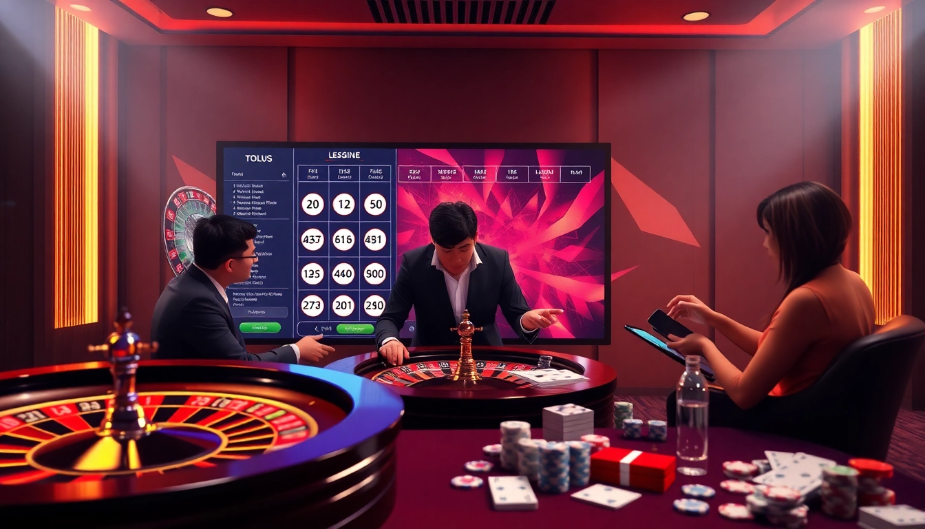 Lô đề trực tuyến betting excitement in a modern online gambling scene.