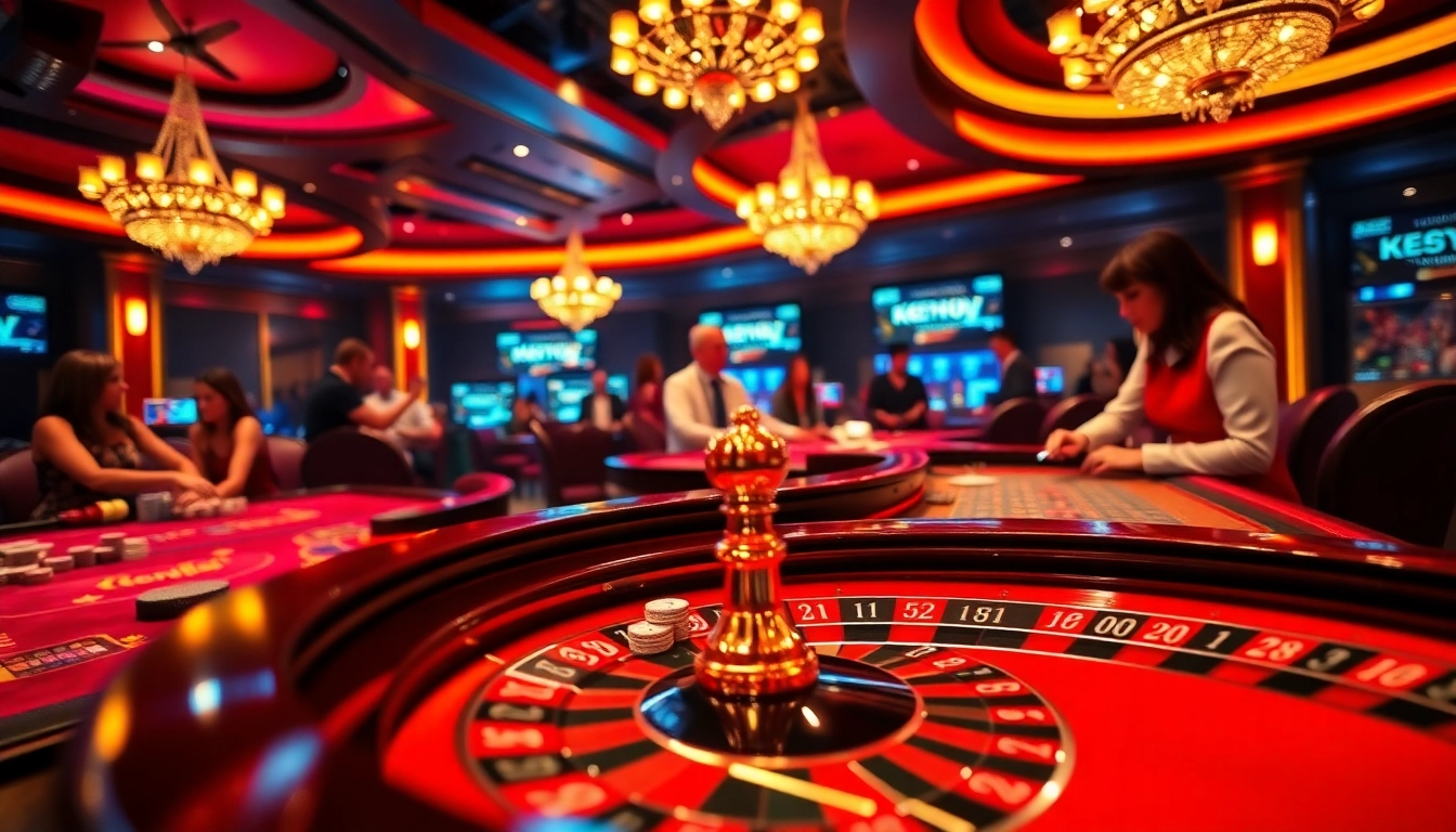 Players at the casino table enjoying their jun88 con experience with excitement and strategy.