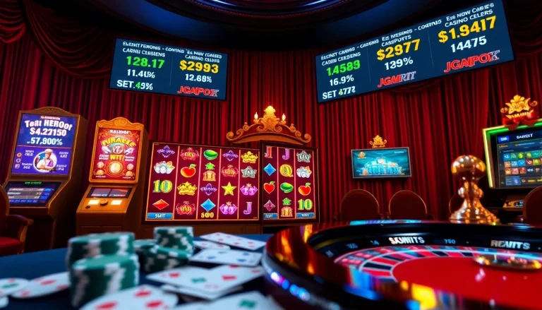 Rasakan kemenangan mendebarkan di Ratu123 dengan mesin slot yang warna-warni dan nuansa kasino.