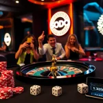 Exciting gameplay at SODO Casino with vibrant poker chips and roulette action.