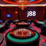 Experience high-stakes excitement with j88 poker players at a vibrant casino.