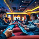 Engaging players enjoy the exciting gaming experience at nhacaiuytin's modern digital casino.