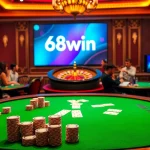 Experience the thrill of gambling at 68win with vibrant casino elements and engaging gameplay.