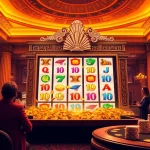 Experience the thrilling slot olympus action at a luxurious casino with vibrant decor.