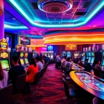 Experience the excitement of vicwin's online gaming platform showcasing dynamic betting games and a vibrant casino atmosphere.