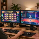 Experience exhilarating gameplay at cm88 with a person engaging in online casino games.