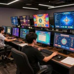 Engaging with advanced online casino platforms at https://f168.sarl/ showcasing vibrant game graphics.