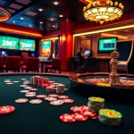 Engaging casino moment showcasing 188bet poker action with vibrant chips and cards.