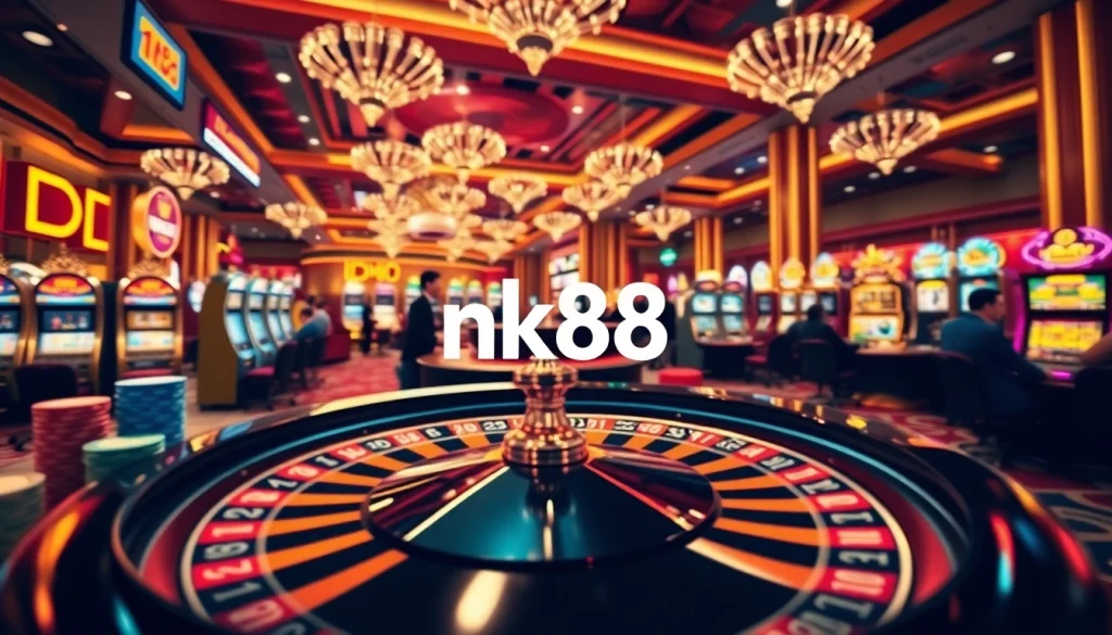 Experience thrilling gameplay at nk88 with vibrant casino games and exciting winning opportunities.
