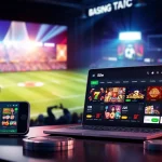 8S betting platform interface showcasing diverse gaming options in a modern, vibrant setting.