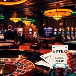 Engage with the thrilling BDTK1 betting interface in a luxurious casino setting.