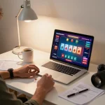Engage in online gaming strategies on taixiusunwin.art while enjoying a cozy home setup.