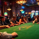 LEGO138 reveals players winning at a thrilling blackjack table in a luxurious casino setting.