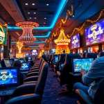 Vibrant gaming scene at 789club with players engaging in various exciting games.