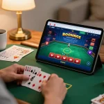 Engaging poker gameplay on luck88com app showcasing strategy and user interface.