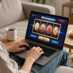 Pengguna Bintangmpo terlibat dalam permainan slot online dari rumah dengan pengaturan yang nyaman