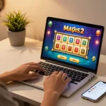 Engaging online session at situs slot mahjong featuring Mahjong Ways 2 with vibrant visuals and strategic gameplay.