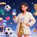 Experience winning strategies with sportsbetturbo in this vibrant 3D illustration.