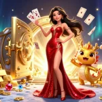 Experience exciting gameplay at sc88 with a stunning casino scene featuring vibrant character designs and rich gambling elements.